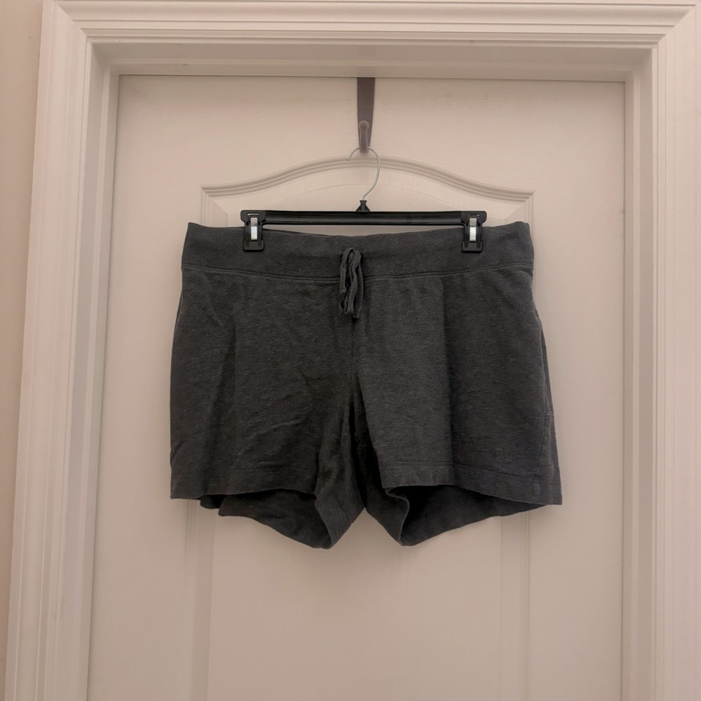 Dark Gray Casual Shorts
